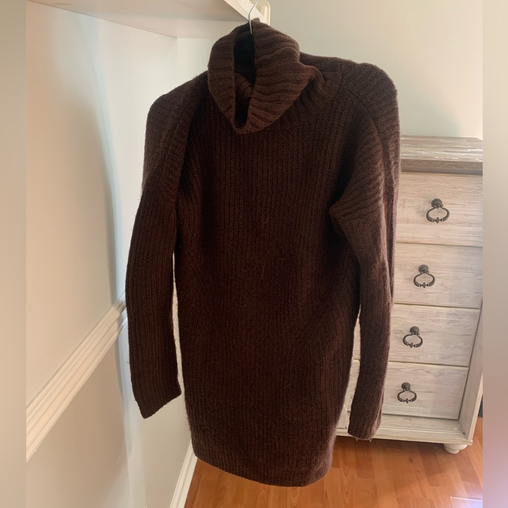 Brown Abercrombie Turtleneck Sweater Dress, Size M